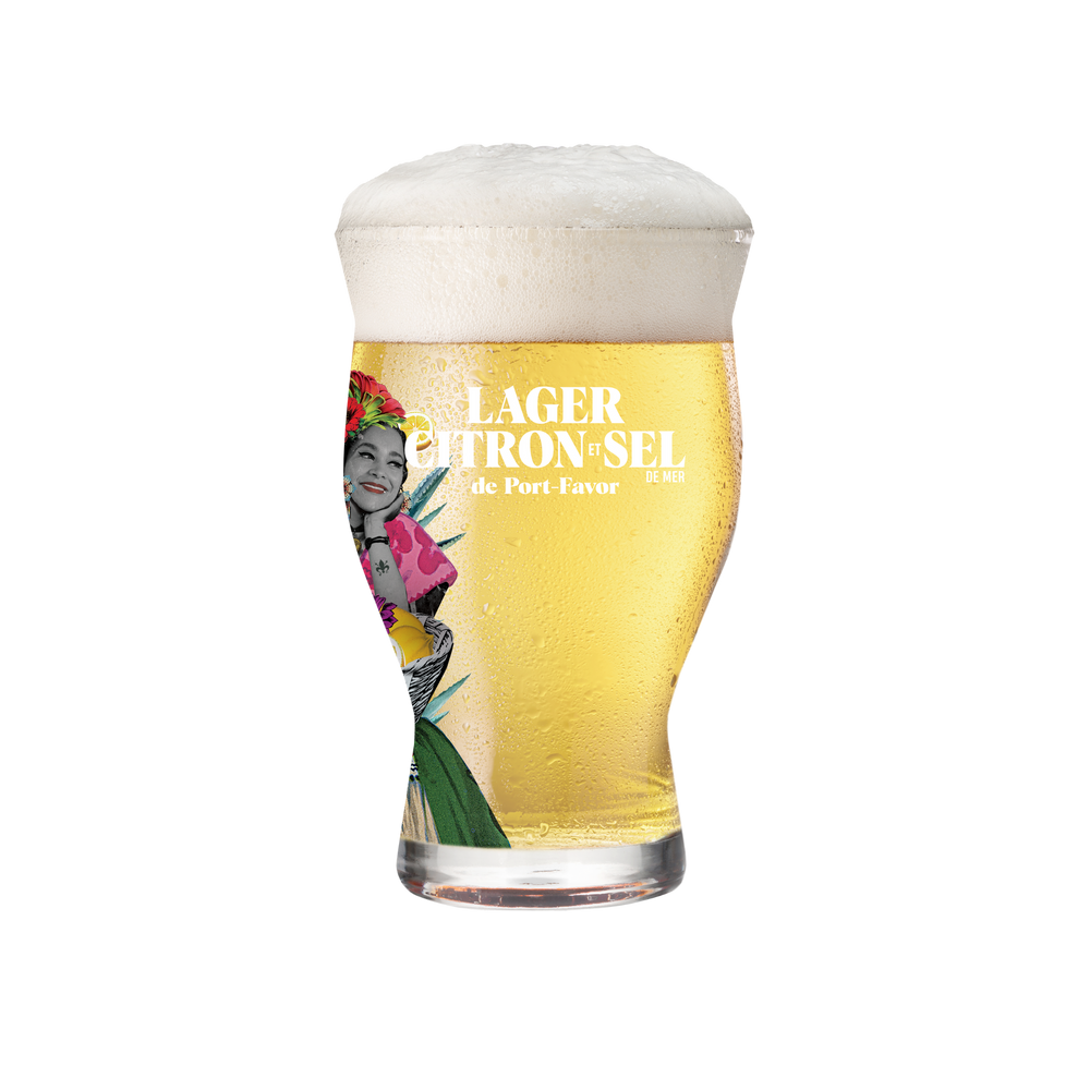 Beer glass Unibroue Autre Chose Lager Citron & Sel de Mer 16oz