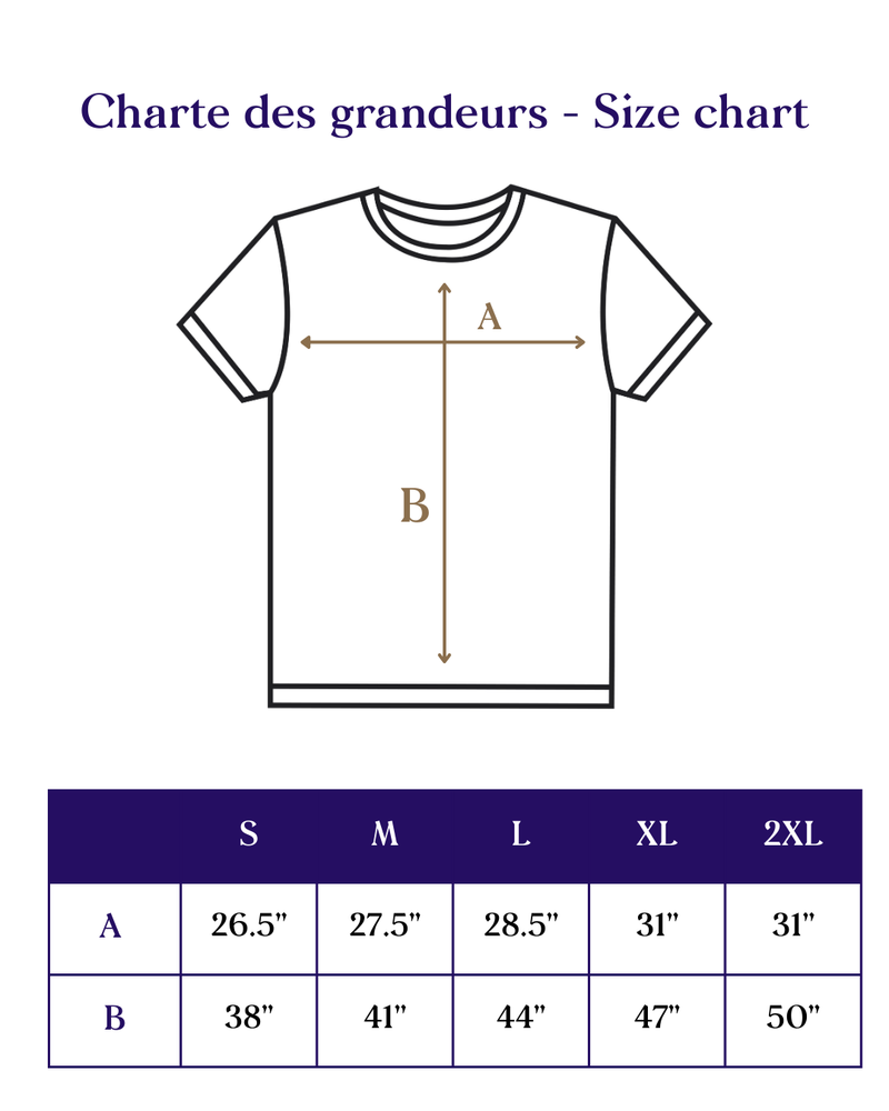 T-shirt blanc unisexe - Hommage à La Fin du Monde