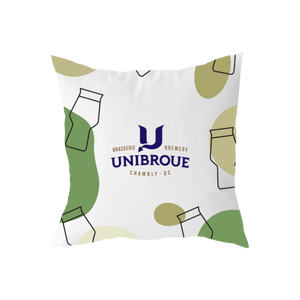 Unibroue outdoor cushion - IPA Beer print