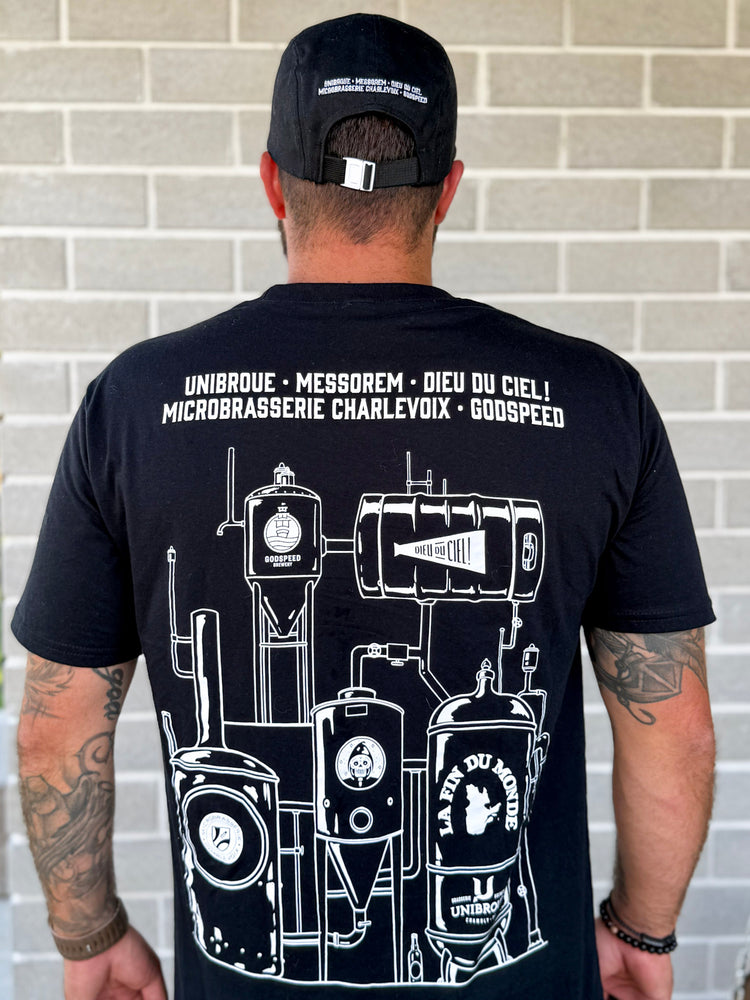 T-shirt noir unisexe - Hommage à La Fin du Monde