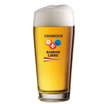 Unibroue Saison Libre 20oz beer glass